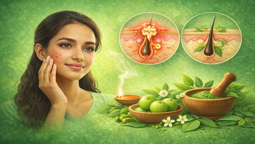 Ayurvedic pimples treatment explained by Dr. Amit Kashid for acne root cause healing